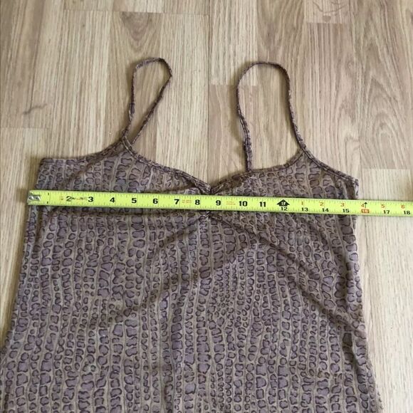 VINTAGE VICTORIA’S SECRET Python Print Mesh Stretch Nightie Lingerie SIZE SMALL - Picture 10 of 11